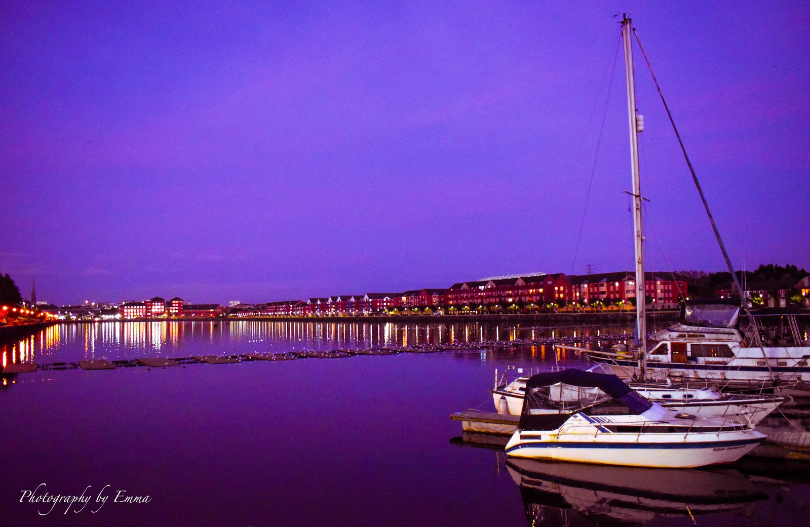 Sunset at the docks