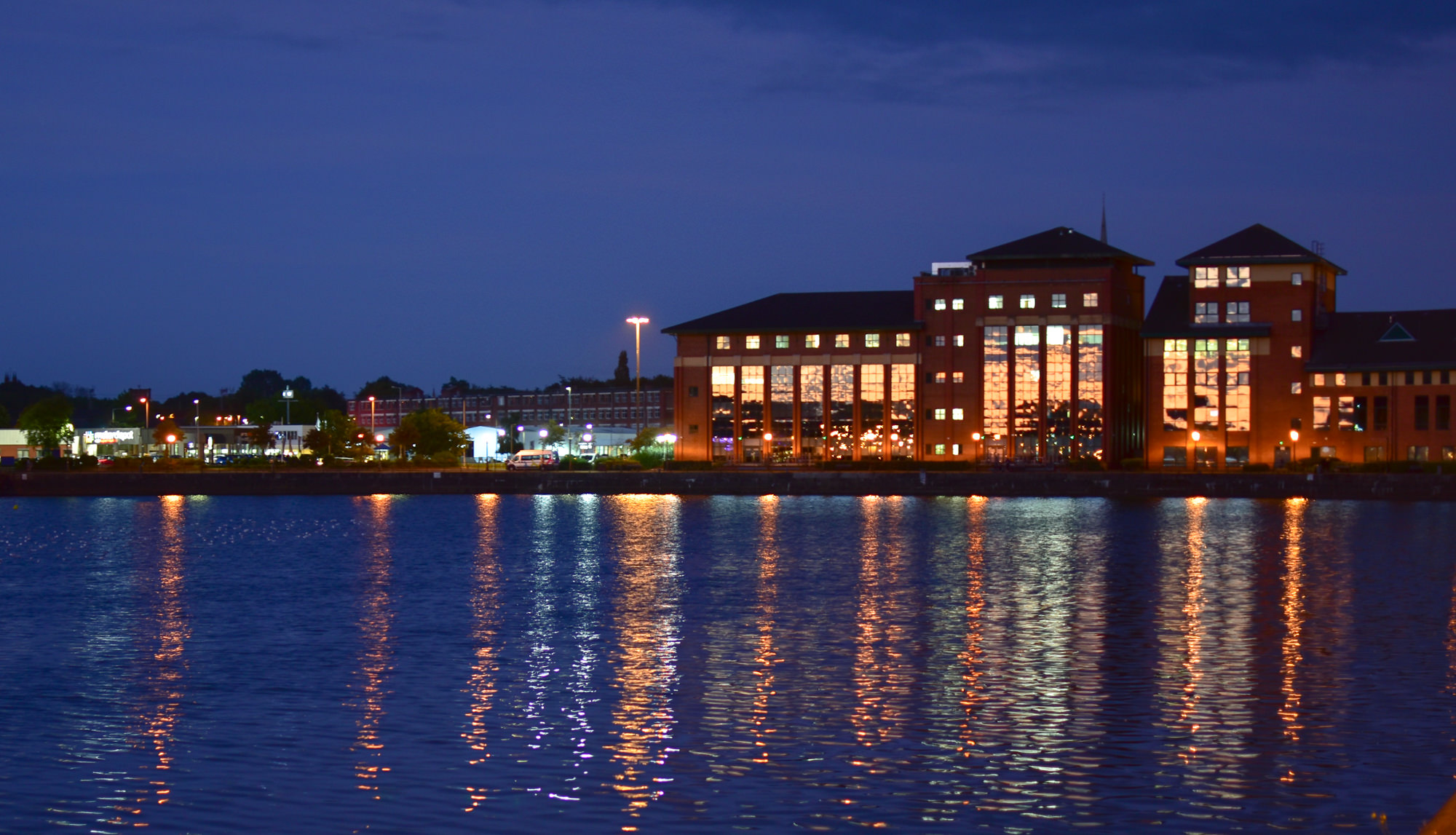 Tustin Court at Night-time 